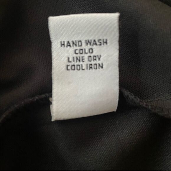 Sangria Sparkle Black Beaded Fit n' Flare Cocktail Dress Women size 10 - Picture 9 of 9